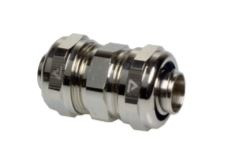 Connecting connector, nickel. brass, IP 67, for Sealtite