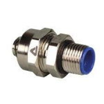 PG-Stecker gerade, kleine Bauform, Außengewinde, vernickelt. Messing für Multiflex Typ SLI-CAP