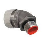 ISO connector 45°, male thread, stainless steel, for Sealtite