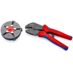 973301 Krimpovacie kliešte KNIPEX LR s tromi výsuvnými čeľusťami, kvalita MultiCrimp