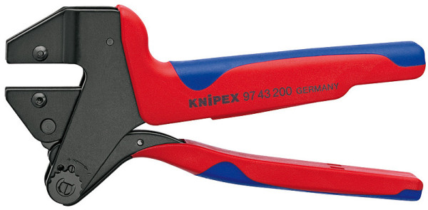 9743200A KNIPEX Kabelcrimpzange ohne Backen, Tyco 539635-1 Ergocrimp