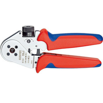 975263 Krimpovacie kliešte KNIPEX na sústružené kontakty pre prierezy 0,08-2,5 mm2 bez lokátora