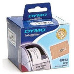 99013 DYMO plastic address labels 89x36mm, transparent (pack of 260 labels)