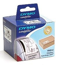 99014 DYMO Papier-Namensschilder 101x54mm, weiß (Packung mit 220 Etiketten)