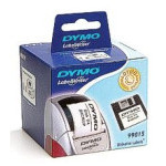 99015 DYMO Etiketten für Disketten Papier 70x54mm, weiß (Packung mit 320 Etiketten)