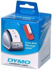 99018 DYMO paper binder labels 38x190mm, white (pack of 110 labels)