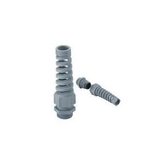 Špirálová vývodka, M20x1,5 mm, rozsah upínania 6-12 mm, svetlosivá RAL7035