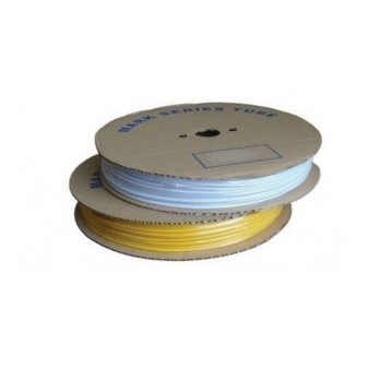 PVC marking tape round, inner diameter 10mm/ cross section 25mm2, white, 100m on spool