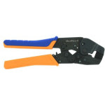 Hand crimping pliers for 0,08 to 10mm2, square, length 185mm, weight 400g, diameter