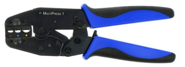 Crimping pliers for insulated lugs and connectors for cross-sections 0,5-6mm2, length 220mm/650g