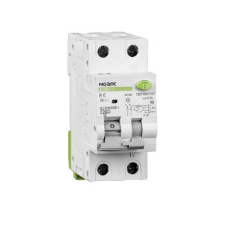 Current protector with overcurrent protection, Icn=10kA, 1 Pole, char. B, In=13A, I?n=30mA, type AC