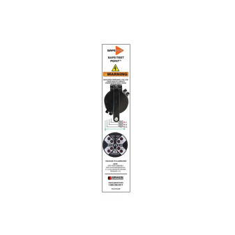 Sicherer Prüfpunkt/Kappe/ R-3W-Flanschschild