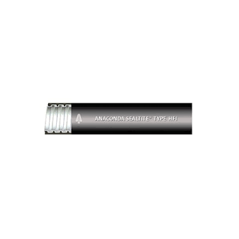 SEALTITE HFI, Edelstahlschutz. Stahl mit PVC-Mantel, halogenfrei, schwarz, 10,1/14,4mm, 10m Packung