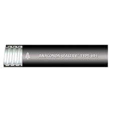 SEALTITE HFI, stainless steel guard. steel with PVC sheath, halogen-free, black, 6,4/11,5mm, pack. 30m