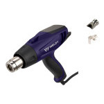 Weldy heat gun suitable for shrink wrapping temperature 350°C to 550°C.