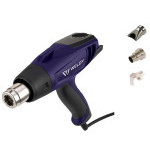 Weldy heat gun suitable for shrink wrapping temperature 80°C to 600°C.