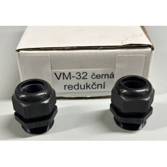 M32x1,5 schwarzer Reduzierstecker