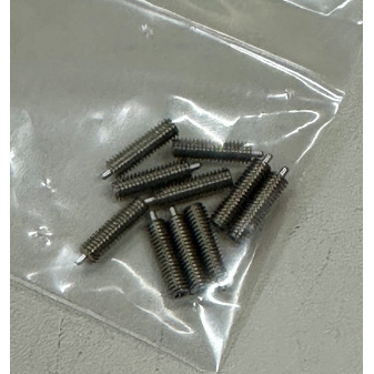Flexible Stütze, mit Gewindebuchse und Nut, Edelstahl 03055-03