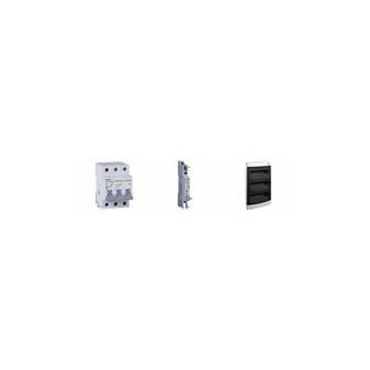 Current protector, Icn=10kA, 4-pole, In=40A, I?n=100mA, type AC