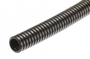 Dławik kablowy z poliamidu, NW23, średnica wewnętrzna 22,6 mm, średnica zewnętrzna 28,5 mm, czarny, 50 m na szpuli