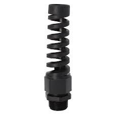 Spiral gland, Pg16, clamping range 10-14 mm, black RAL9005