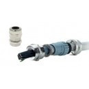 EMC cable gland for shielded cables, thread Pg16 length 6,5 mm, clamping range 10,-14 mm