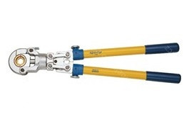 Mechanical robust press pliers for CU and AL up to 50mm2, incl. case, without jaws, length 430mm/1,4kg