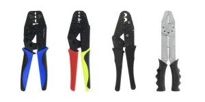 Crimping pliers for insulated terminals for cross-sections 10-16mm2, curved (LIF10-16)