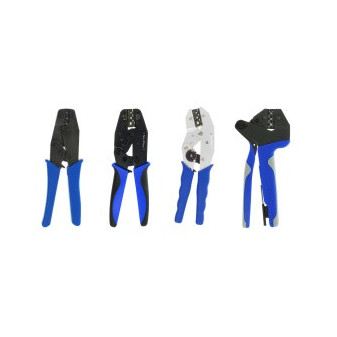 Crimping pliers for connectors without insulation 0,1-1,0mm2/width 2,8mm, curved