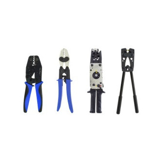 Crimping pliers for non-insulated lugs for cross-sections 0,5-10mm2, light aluminium profi, length 230mm/300g