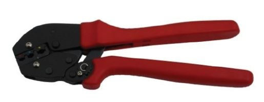 Crimping pliers for non-insulated lugs and connectors for cross-sections 0,5-10mm2, longer handles