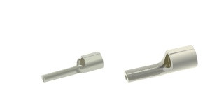 Press stud non-insulated Cu tinned, cross section 0,5-1,5mm2/length 12mm, 100pcs in pack