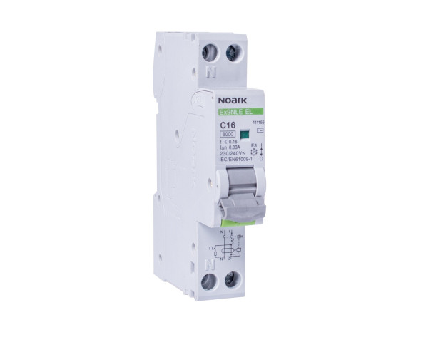 Einmoduliges elektronisches Schutzgerät mit Überstromschutz, Icn=6kA, 1 Pol, Char. B, In=16A, I?n=