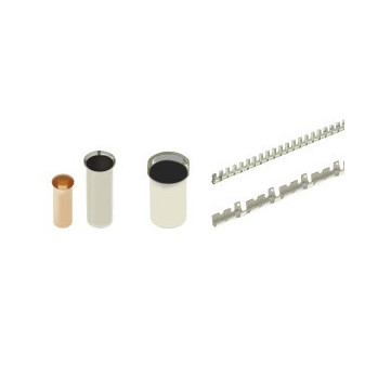 Non-insulated tin-plated grommet, cross-section 1,5mm2/length 8mm, according to DIN46228, 100pcs in pack