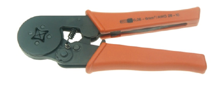 Crimping pliers for cavities, cross section 0,25-6mm2, square (LDU 0,5-6) economy