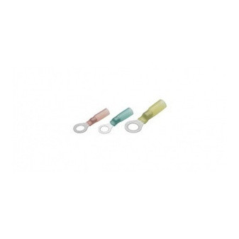 Oko lisovací se smršťovací bužírkou, průřez 0,5-1,5mm2/M2,5/6mm, 100ks v balení