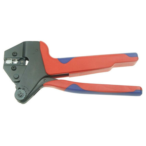 Multi-function pliers with locator for solar connectors Multi-Contact MC4 for 4mm2 cross-sections