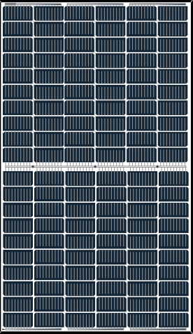 LONGI solar panel monocrystalline 380W - 1755x1038x35mm
