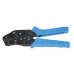 Crimping pliers for lugs, connectors and pins, non-insulated for cross-sections 0,5-6mm2, curved