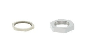 Nut Pg11, height 5 mm, polyamide