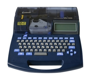 Elektronický popisovač MK1500 pre orezávacie ceruzky a lepiace pásky CANON vrátane tašky a príslušenstva