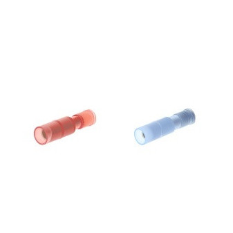 Celoizolovaná guľatá objímka, prierez 0,5-1,5 mm2/priemer 4 mm, PA, 100 ks v balení