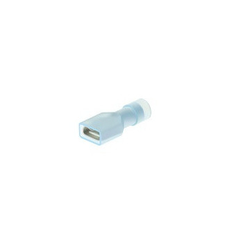 Objímka plochá celoizolovaná, průřez 0,5-1,5mm2/2,8x0,8mm PVC (RF-F308P), 100ks v balení