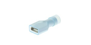 Objímka plochá celoizolovaná, průřez 0,5-1,5mm2/4,8x0,8mm PVC (RF-F408P), 100ks v balení