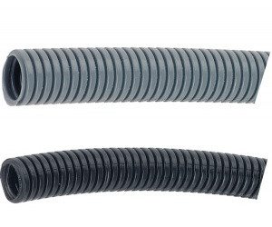 Cable gland, NW 52, black, PA 11   castor oil, coarse groove profile, 10m on spool