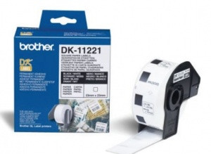 Štítky BROTHER kontinuální role bílá rozměr 62mm x 15,24m pro tiskárny QL