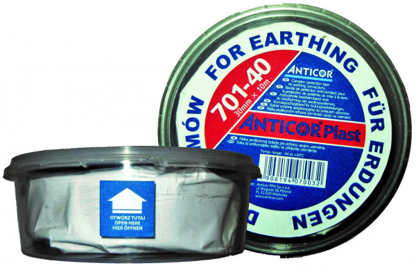 Petrolatum tape Plast 701-40 for earthing, size 30mm x 10m