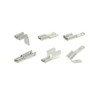 Rozdzielacz płaski, mosiężny, cynowany 6,3x0,8mm, 100szt w opakowaniu