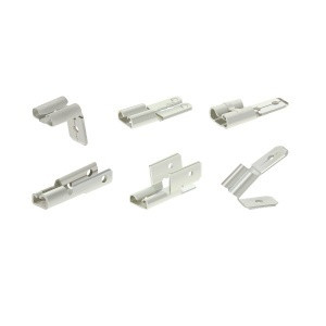 Flachverteiler, Messing, verzinnt 2,8x0,8mm, 100Stück in Packung