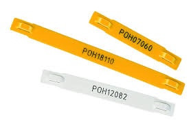 Carrier belt for sleeves POH07060AA4 - yellow carrier length 60mm, max 7-8zn.,100pcs
